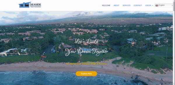 seaside website testtimonial
